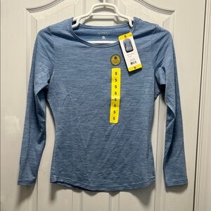 Segments Light Blue Long Sleeve Women's merino wool